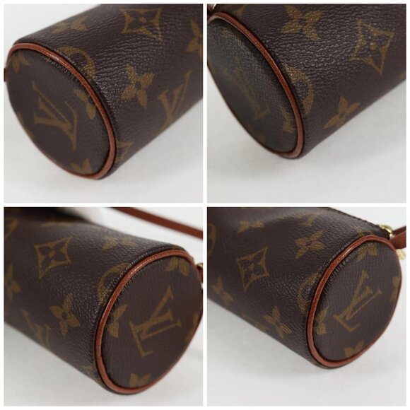 LOUIS VUITTON Monogram Papillon Pouch LV Auth - Picture 15 of 15